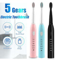 Ultrasonic Sonic Electric Toothbrush Rechargeable Tooth Brushes Washable Electronic Whitening Teeth Brush Adult Timer Toothbrush