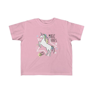 Buy pink Magic Vibes Unicorn Kid Girls Tee