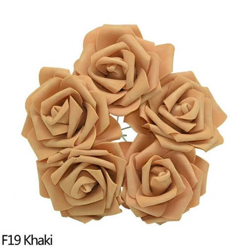 Artificial Foam Rose Flowers