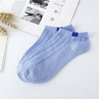 Buy 5-pairs-sky-blue 5 pairs Ankle Socks Set