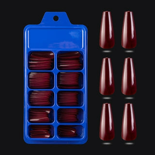 Buy burgundy Artificial Nails