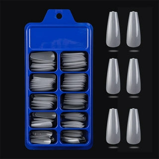 Buy square-head-grey 100Pcs Fake Nails Colored