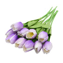 10PCS Tulip Artificial Flower Real Touch Artificial Bouquet Fake