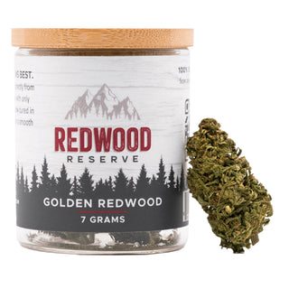 Redwood Reserves - CBD Flower - Full Spectrum Flower Jar - Golden Redwood - 3.5g-7g