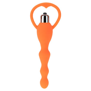 Buy orange Anal Vibrator Sex Toy for Women Anal Beads