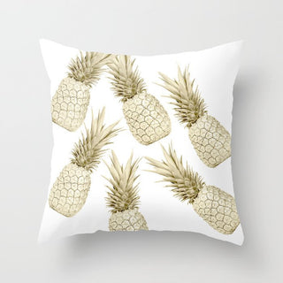 Buy gold-plants-034 Hot Gold Throw Pillows