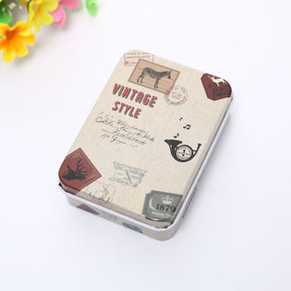 Buy style-1-horse 1pc Tin Cigarettes Cases Boxes Holder Sealed Tobacco Humidor Rolling Paper Storage Box Eiffel Tower Printed Smoking Accessories