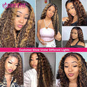 13x4 Transparent Lace Frontal Wig 4x4 Lace Closure Water Wave