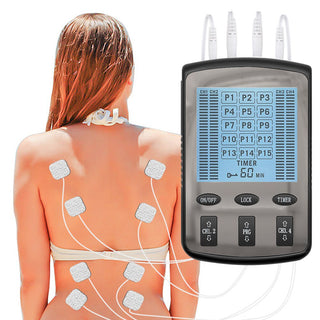 15 Modes 4 Output Electric EMS Muscle Stimulator TENS Unit Electronic