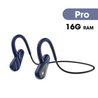 Buy pro-blue 16G RAM Wireless Headset Bluetooth Earphones Memory MP3 Play Sports