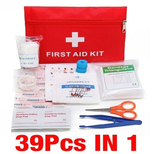 16Pcs 300Pcs Portable First Aid Kit Survival Bag Mini Emergency Bag