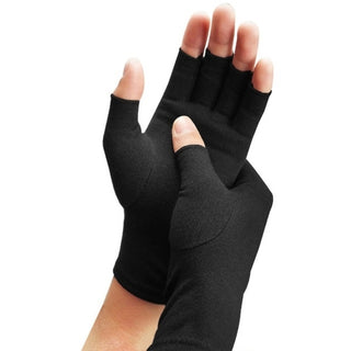Buy yellow 1Pair Arthritis gloves woman Rheumatoid Magnetic Compression Gloves