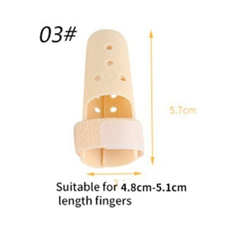 Buy dark-khaki 1Pcs Adjustable Finger Splint Brace Orthopedic Protector Arthritis