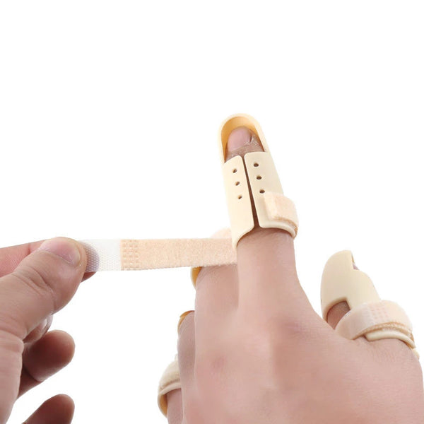 1Pcs Finger Splint Brace Adjustable Finger Support Protector for