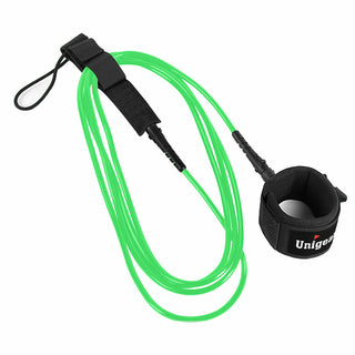 Buy green Straight Surfboard Leash with Waterproof Pouch