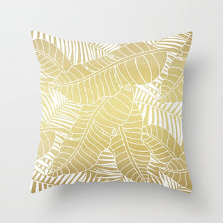 Buy gold-plants-014 Hot Gold Throw Pillows
