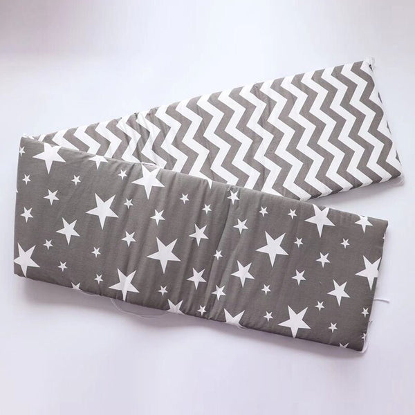 Nordic Baby Bed Bumpers for Newborns Thicken Star Crib Protector Cotton Infant Cot Around Cushion Room Decor for Boy Girl 1Pcs