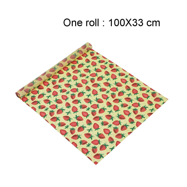 Beeswax Food Wrap Reusable Eco-Friendly Food Cover Sustainable Seal Tree Resin Plant Oils Storage Snack Wraps