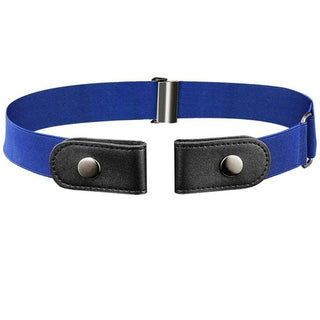 Buy blue 20 Styles Buckle Free Waist Belt For Jeans Pants,No Buckle Stretch