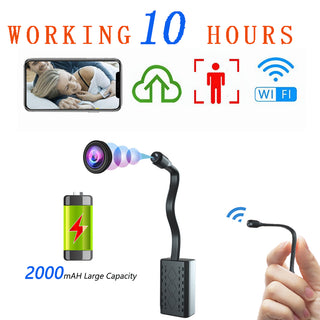2000mah Wireless Wifi Mini Camera PIR Human Body Induction Wakeup
