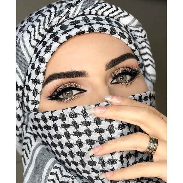 2020 Men Arab Headwear Hijab Scarf Islamic foulard Print Scarf Turban