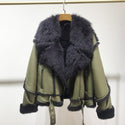 Tuscany Fur Warm Coat Leather