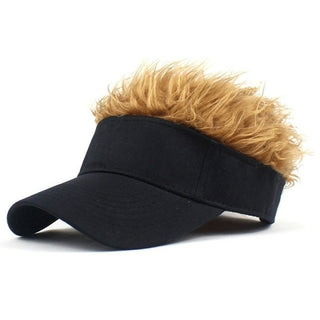 Buy dce 2021 Baseball Cap With Spiked Hairs Wig Baseball Hat With Spiked Wigs