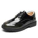 2021 New Boys School Leather Shoes For Kids Student Performance