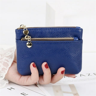 Buy black 2021 New Leather Coin Purse Women Mini Change Purses Kids Coin Pocket