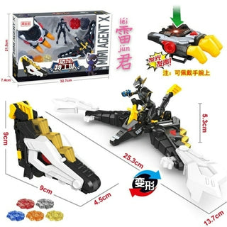 Buy yellow 2021 New MiniForce Transformation Toys 10 Mini Agent Toys X Volt Semey