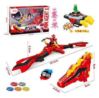 Buy multicolor 2021 New MiniForce Transformation Toys 10 Mini Agent Toys X Volt Semey