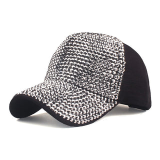 2021 New Women Baseball Hats Hats Shiny Rhinestone Fashion Casual