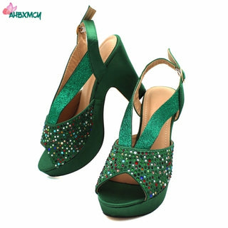 Buy green-only-shoes 2021 Pretty Price New Arrivals Orange Color Italian Women Shoes and