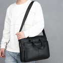 2022 Brand Business Men's Briefcase High Quality Totes Leather Men