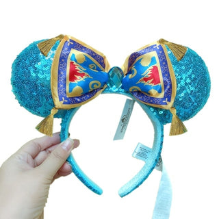 Buy ivory 2022 Disney Mickey Ears Headband Firework Headband with Castle Peter