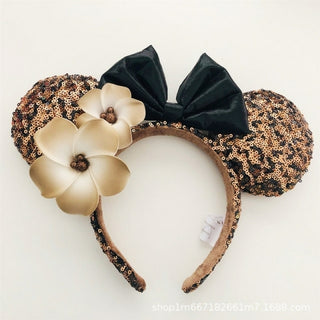 Buy dark-coffee 2022 Disney Mickey Ears Headband Firework Headband with Castle Peter