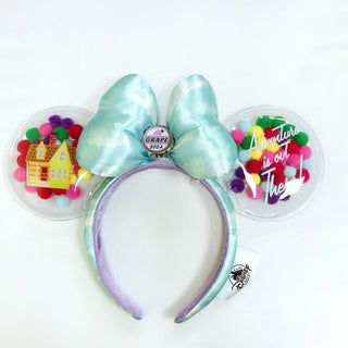 Buy coffee 2022 Disney Mickey Ears Headband Firework Headband with Castle Peter