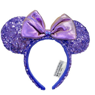 Buy plum 2022 Disney Mickey Ears Headband Firework Headband with Castle Peter