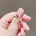 Pink Love Opening Ring