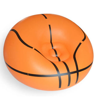 Buy basketball Inflatable Basketball Bean Bag Chair Soccer Ball Air Sofa Indoor Living Room PVC Lounger for Adult Kids Outdoor Lounge Armchair