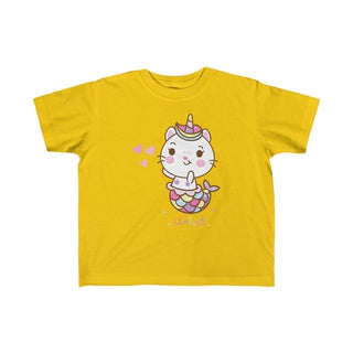 Buy yellow Unicat Mermaid Unicorn Kid Girls Tee