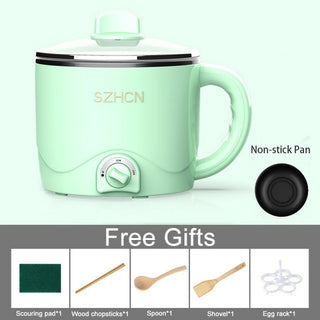 Buy green 220V Mini Multifunction Electric Cooking Machine Household
