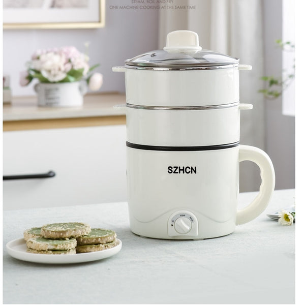 220V Mini Multifunction Electric Cooking Machine Household