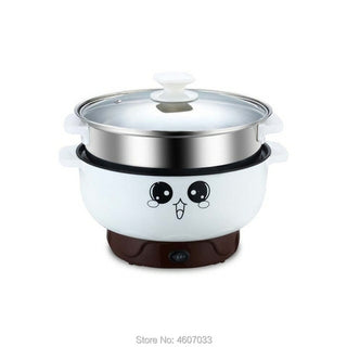 Buy yellow 220V Multifunctional Electric Cooker Heating Pan Electric Cooking Pot
