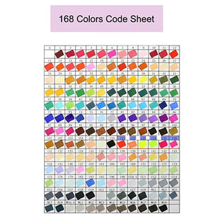 Buy 168-colors TouchFive Markers 12/80/168 Color Sketch Art Marker Pen Double Tips  Alcoholic Pens for Artist Manga Markers Art Supplies School