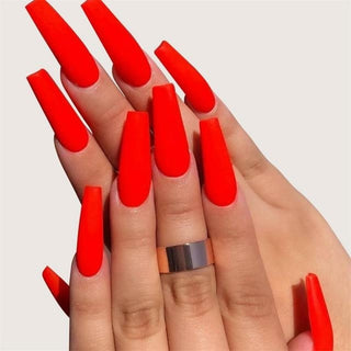 Buy 5 Fake Nail Press on Frosted Matte
