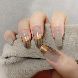 Buy 51 Fake Nails With Glue Full Coverage