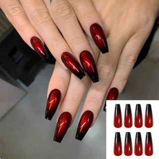 Buy 59 Fake Nails With Glue Full Coverage
