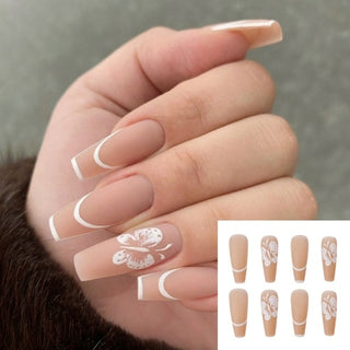 Buy 45 Fake Nails With Glue Full Coverage