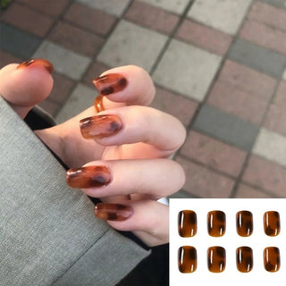 Buy 38 Fake Nails With Glue Full Coverage